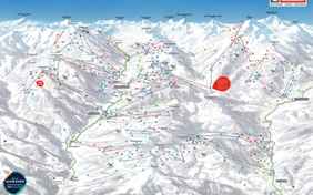 Skigebietsplan Leogang